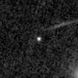 F115W image, 3.2 arcsec across, north up