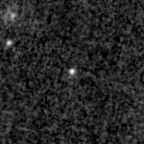 F115W image, 3.2 arcsec across, north up