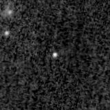 F150W image, 3.2 arcsec across, north up