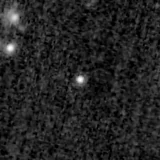 F200W image, 3.2 arcsec across, north up