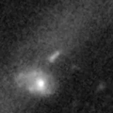 F200W image, 3.2 arcsec across, north up