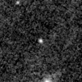 F150W image, 3.2 arcsec across, north up