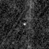F200W image, 3.2 arcsec across, north up