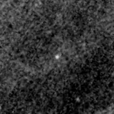 F150W image, 3.2 arcsec across, north up