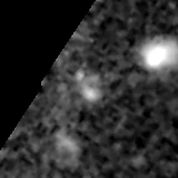 F277W image, 3.2 arcsec across, north up