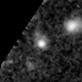 F444W image, 3.2 arcsec across, north up