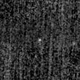 F150W image, 3.2 arcsec across, north up