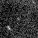 F115W image, 3.2 arcsec across, north up