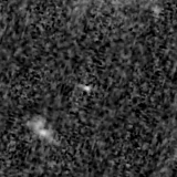 F150W image, 3.2 arcsec across, north up