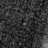 F150W image, 3.2 arcsec across, north up