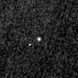 F150W image, 3.2 arcsec across, north up