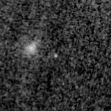 F150W image, 3.2 arcsec across, north up