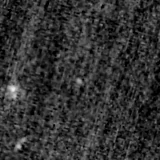 F150W image, 3.2 arcsec across, north up