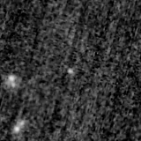 F200W image, 3.2 arcsec across, north up