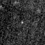 F150W image, 3.2 arcsec across, north up