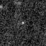 F200W image, 3.2 arcsec across, north up