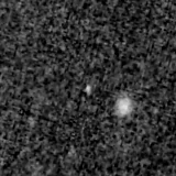 F115W image, 3.2 arcsec across, north up
