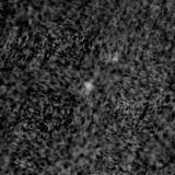 F150W image, 3.2 arcsec across, north up