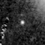 F277W image, 3.2 arcsec across, north up