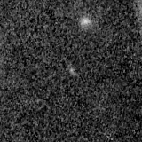 F115W image, 3.2 arcsec across, north up