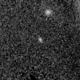 F150W image, 3.2 arcsec across, north up