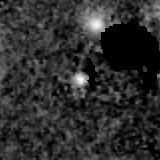 F356W image, 3.2 arcsec across, north up