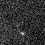 F115W image, 3.2 arcsec across, north up