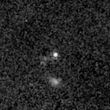 F200W image, 3.2 arcsec across, north up