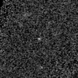 F150W image, 3.2 arcsec across, north up