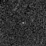 F200W image, 3.2 arcsec across, north up