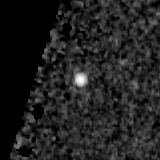 F444W image, 3.2 arcsec across, north up
