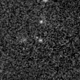 F115W image, 3.2 arcsec across, north up