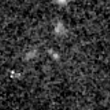 F277W image, 3.2 arcsec across, north up