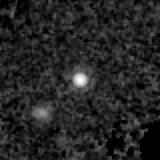 F444W image, 3.2 arcsec across, north up