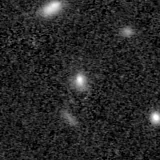 F150W image, 3.2 arcsec across, north up