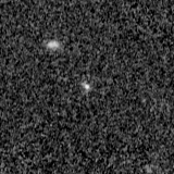 F150W image, 3.2 arcsec across, north up