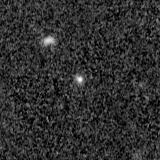 F200W image, 3.2 arcsec across, north up