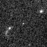 F115W image, 3.2 arcsec across, north up