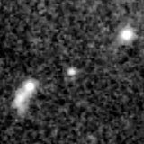 F277W image, 3.2 arcsec across, north up