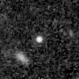 F444W image, 3.2 arcsec across, north up