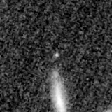 F150W image, 3.2 arcsec across, north up