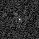 F200W image, 3.2 arcsec across, north up