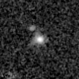 F356W image, 3.2 arcsec across, north up