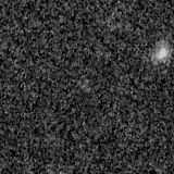 F115W image, 3.2 arcsec across, north up