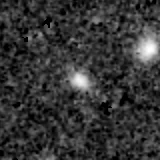 F444W image, 3.2 arcsec across, north up