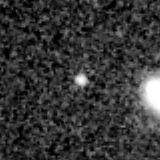 F444W image, 3.2 arcsec across, north up