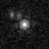 F444W image, 3.2 arcsec across, north up