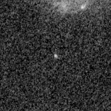 F150W image, 3.2 arcsec across, north up