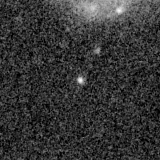 F200W image, 3.2 arcsec across, north up