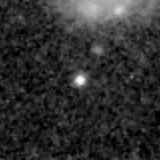F277W image, 3.2 arcsec across, north up